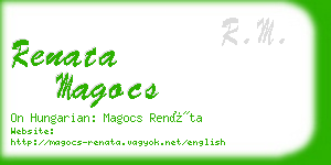 renata magocs business card